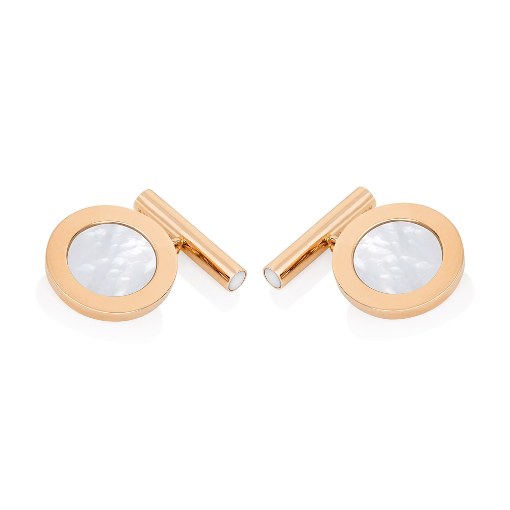 Cufflinks – Mother-of-pearl 18k Rose Gold